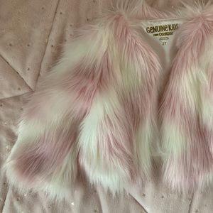 Faux Fur Girls Coat